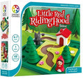 Smart Games preschool puzzle box showing a green board with path tiles, a red-roofed house, and character figures.