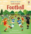 Colorful children's book cover showing diverse kids playing football on a green field with a goal and trees.