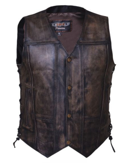 Mens 10 Pocket MONTANA Brown Vest