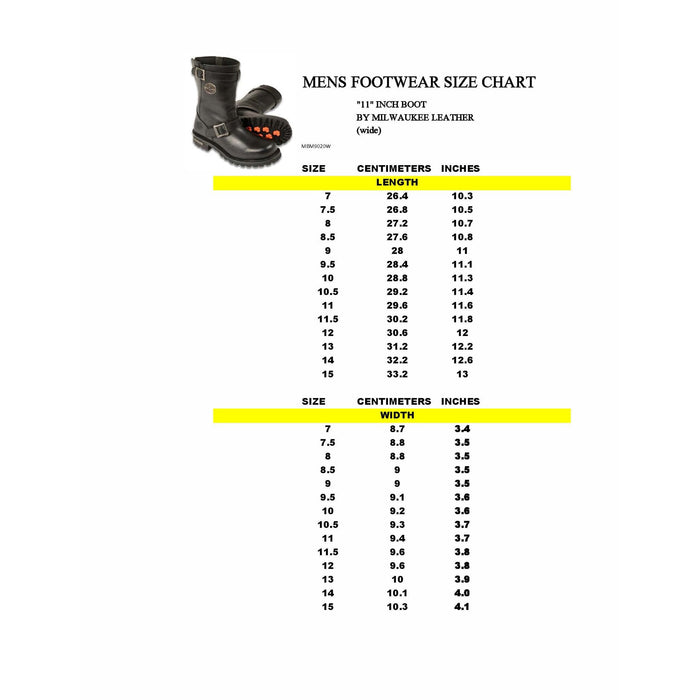 Mens 11 Inch Classic Engineer Boot