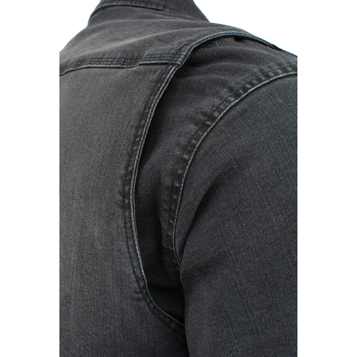 Men’s Armored Denim Biker Shirt w/ Aramid® by DuPont™ Fibers
