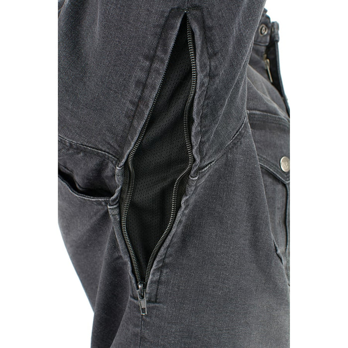 Men’s Armored Denim Biker Shirt w/ Aramid® by DuPont™ Fibers