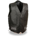 Men’s Black Side Lace Eagle& Flag Pre-Patched Vest