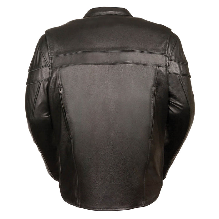 Men’s Black Sporty Scooter Crossover Jacket