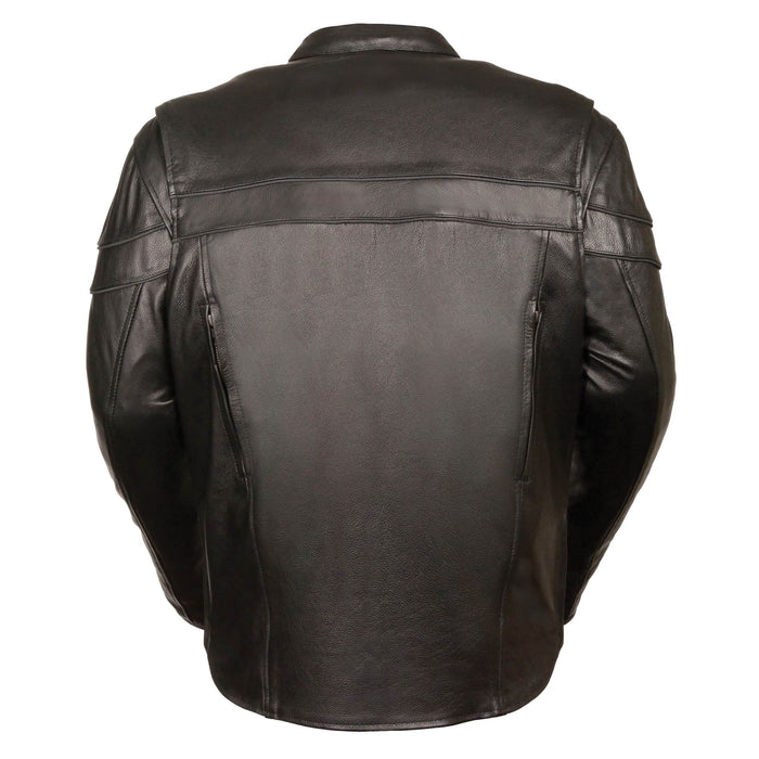 Men’s Black Sporty Scooter Crossover Jacket