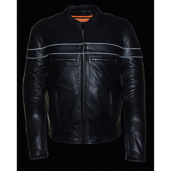 Men’s Black Sporty Scooter Crossover Jacket