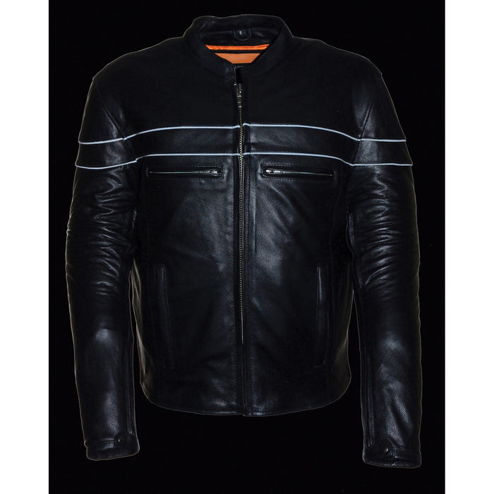 Men’s Black Sporty Scooter Crossover Jacket