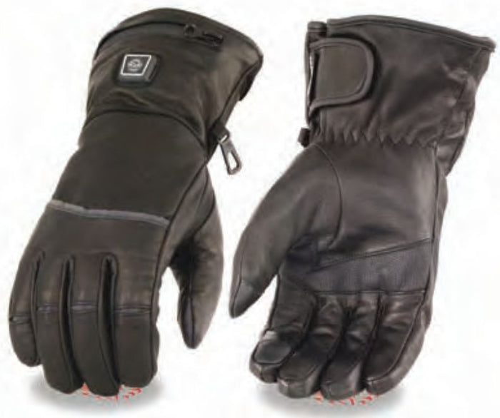 Men’s Heated Gauntlet Glove W/ Touch Screen Fingers