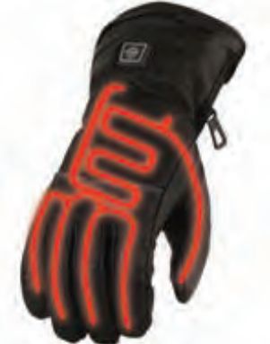 Men’s Heated Gauntlet Glove W/ Touch Screen Fingers
