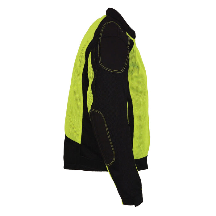 Men’s High Visibility Mesh Racer Jacket w/ Removable Rain Jacket Liner