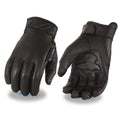 Men’s Leather Gloves with Gel Palm, Cool Tec Technology – Touch Screen Fingers
