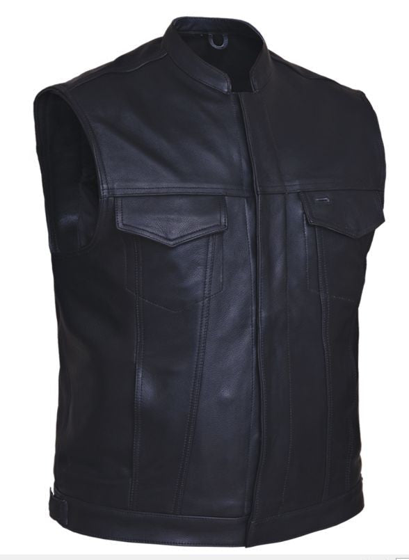 Mens PREMIUM Club Vest in Soft Cowhide