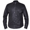 Mens PREMIUM Lightweight Leather Shirt