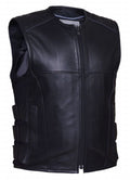 Mens PREMIUM Tactical Style Zippered Club Vest