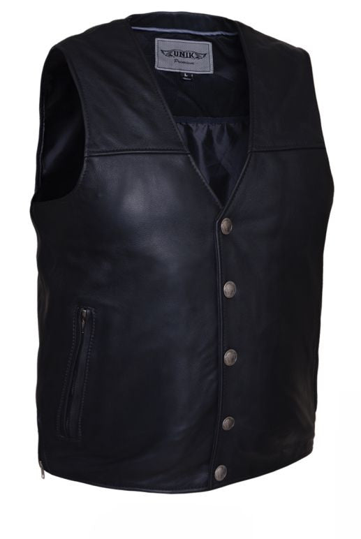 Mens PREMIUM Vest buffalo snaps