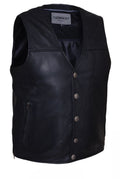 Mens PREMIUM Vest buffalo snaps