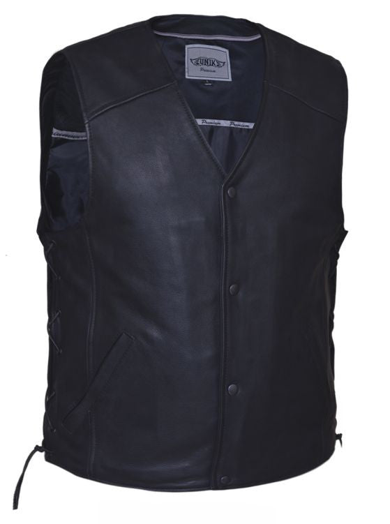 Mens PREMIUM Vest in Soft Cowhide