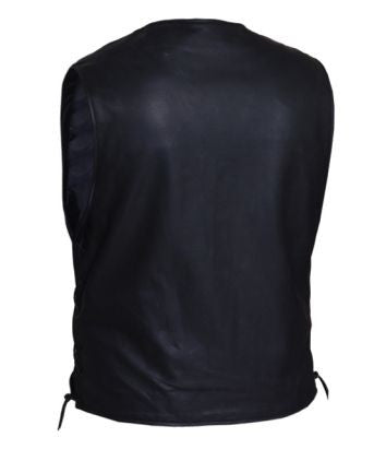 Mens PREMIUM Vest in Soft Cowhide