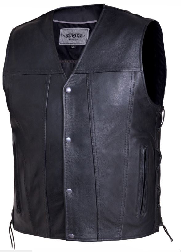 Mens PREMIUM Vest Soft Cowhide