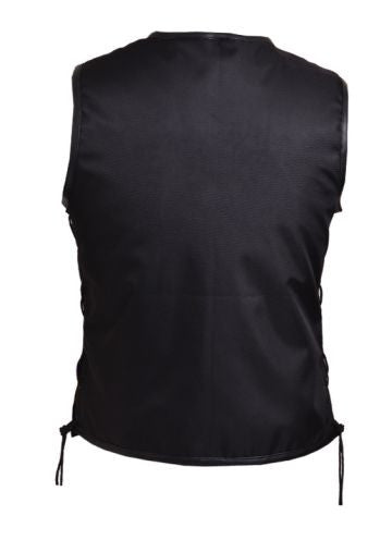 Mens REVOLUTION GEAR Collarless Zippered Club Vest
