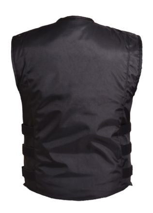 Mens REVOLUTION GEAR Collarless Zippered Club Vest