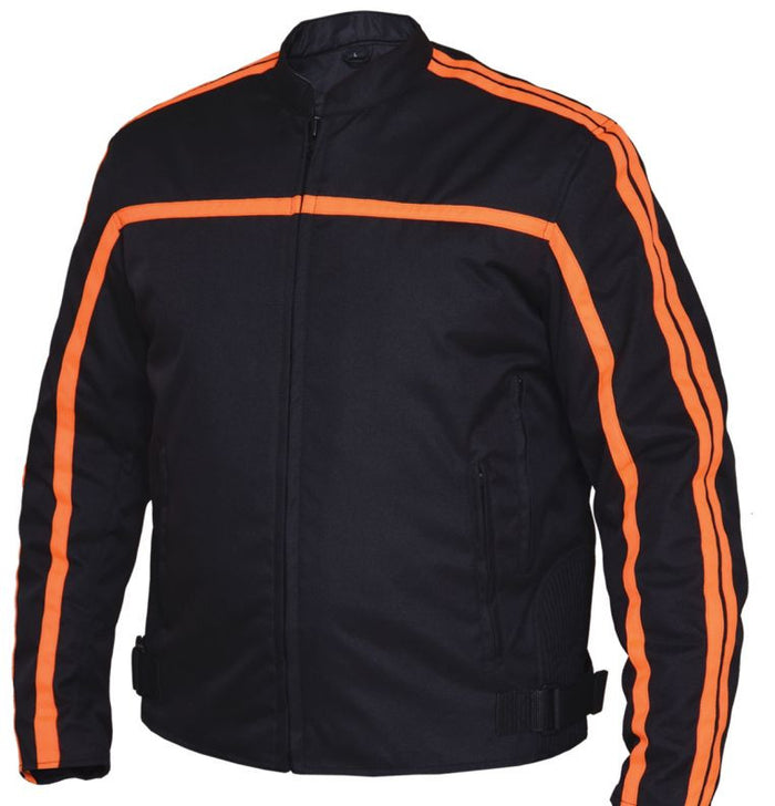 Mens REVOLUTION GEAR Nylon Jacket with Hi-Viz Stripes