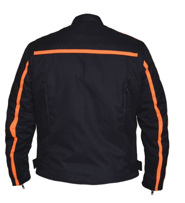 Mens REVOLUTION GEAR Nylon Jacket with Hi-Viz Stripes