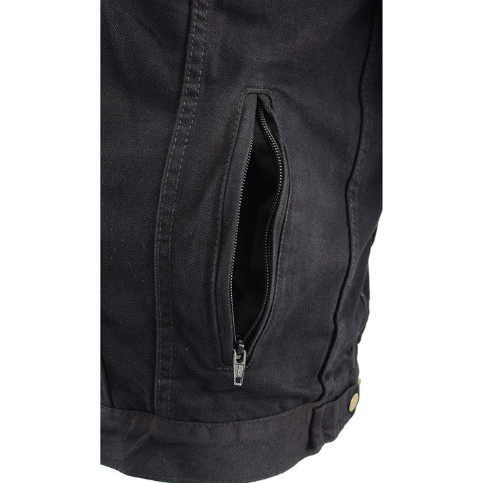 Mens Triple Option Club Style Vest with Fully Removable Hoodie Jacket