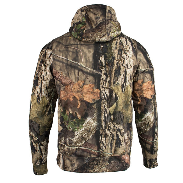Men’s Zipper Front Mossy Oak® Camo Heated Hoodie w/ Front & Back Heating