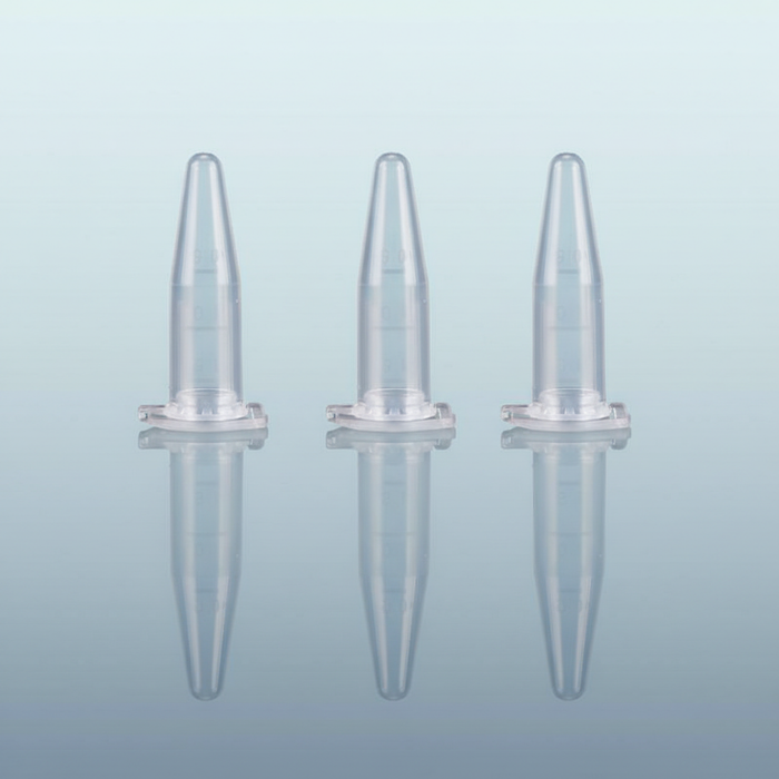NEST Microcentrifuge Tubes — three 1.5mL clear tubes with caps closed showing graduations