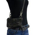Milwaukee Leather MP8852 Women's Black Leather Multi Pocket Belt Bag
