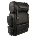 Milwaukee Leather SH680 Large Black Textile Motorcycle Sissy Bar Travel Bag