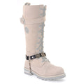 Milwaukee Leather Silver 44 MAG Medallion Boot Chain with Adjustable Strap - MLA3004