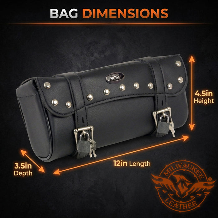 Milwaukee Performance SH615S Black PVC Large Studded Tool Bag with Key Locks
