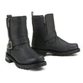 MMCC MB407 Men's Afterburner Black Leather Biker Boots - Riding Footwear