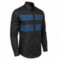 MMCC Men's Block Shift Long Sleeve Mechanic Shop Shirt - Microfiber Panel - MMC16154