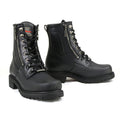 MMCC Men's Trooper Black Leather Motorcycle Boots - MB416