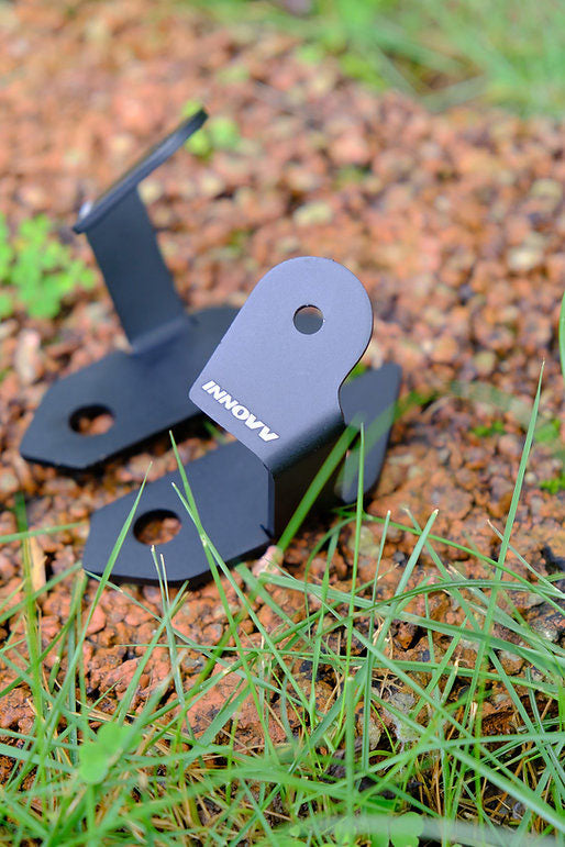 INNOVV Kawasaki Ninja 400 camera mounting brackets side structure display on lawn