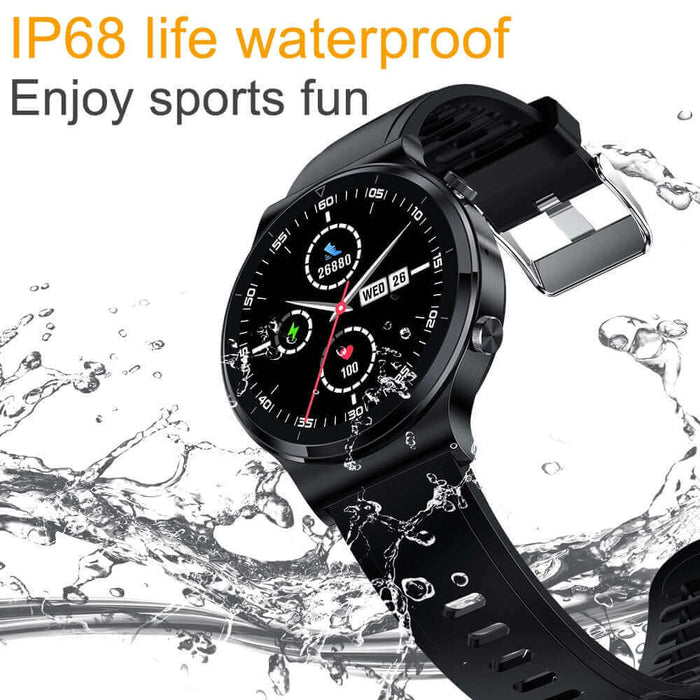 New Bluetooth Call Smart Watch Men S-600 IP68 Waterproof Full Touch Screen Sports Fitness Smartwatch Custom Face For Android IOS