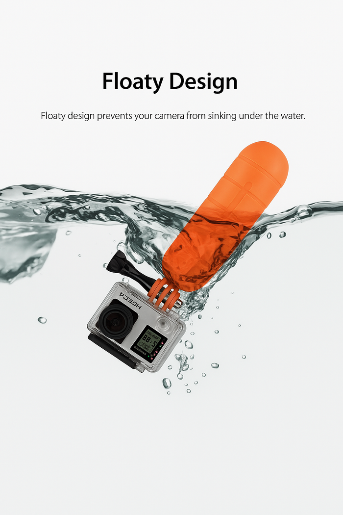 Orange Floating Handgrip - Grain - Orange