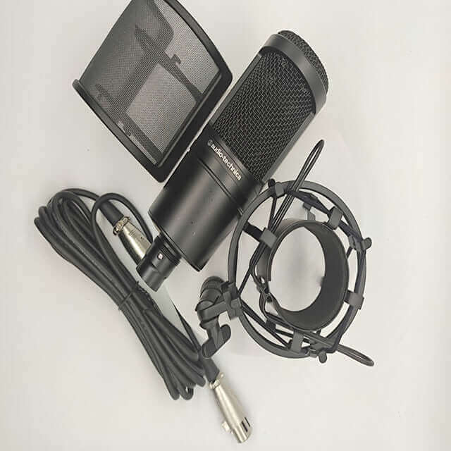 Original Audio-Technica AT2020 Live Broadcast Recording Condenser Microphone