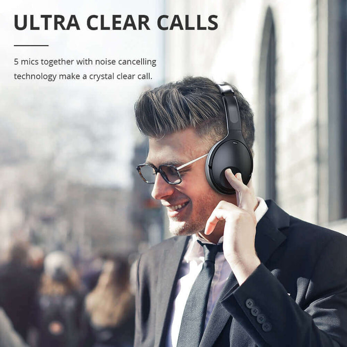 Original Tronsmart Apollo Q10 Bluetooth Headphone Active Noise Cancelling Wireless Headset with Touch/App Control