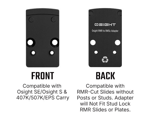 Osight RMR to RMSc Adapter Plate