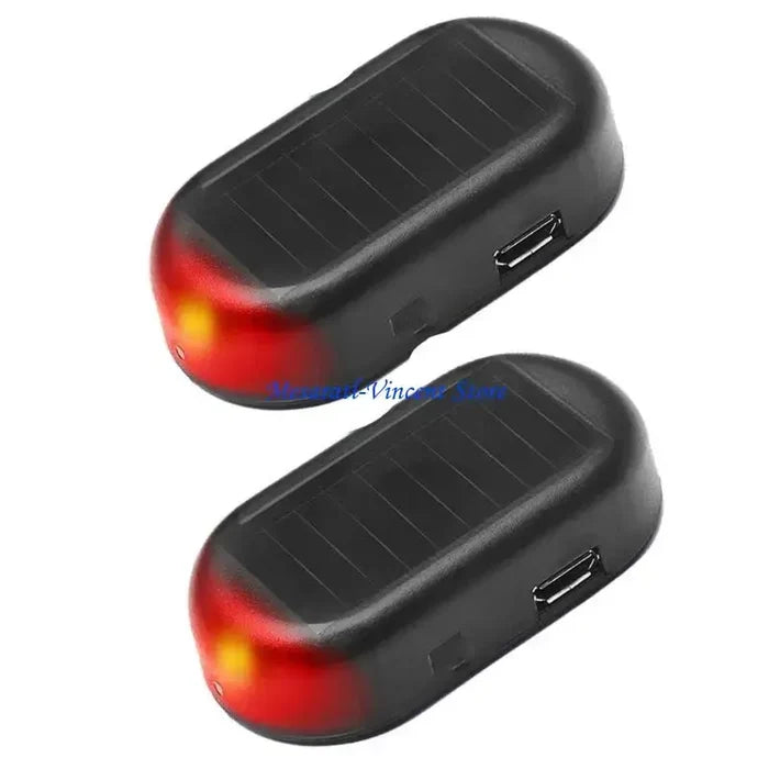Pack of 2 Cold Weather Electromagnetic Anti-frost Devices with red indicator lights and USB ports.