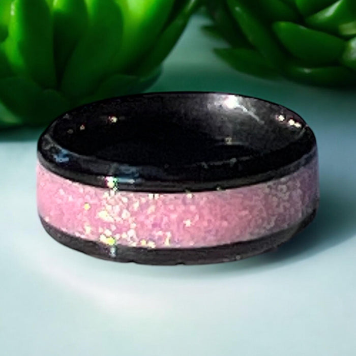 Pink Cotton Candy Stainless Steel Ring