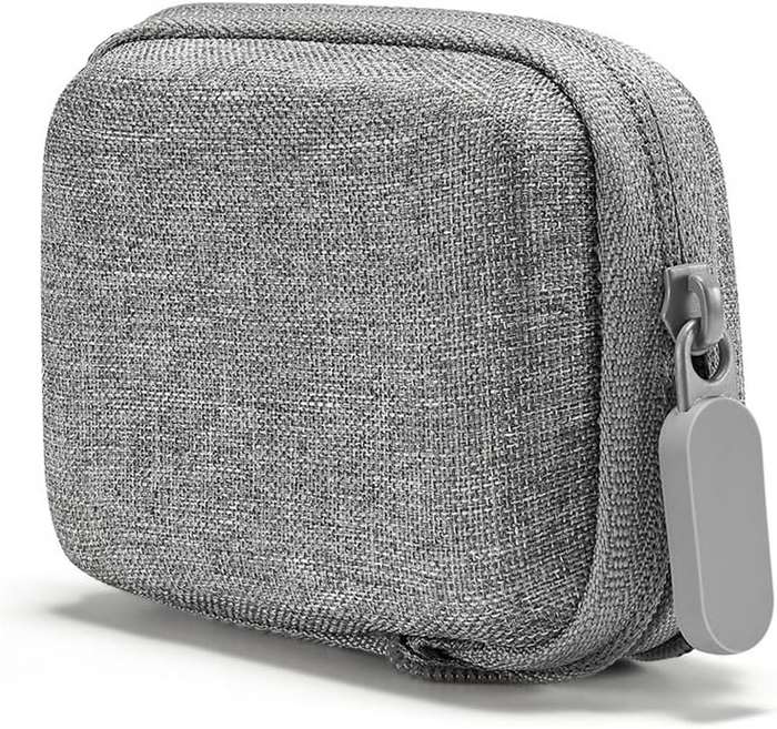 Portable Carrying Case for Insta360 GO3, – Mini Protective Travel Storage Bag with Lens Protection, EVA Hard Shell, Carabiner Clip – Action Camera Accessory