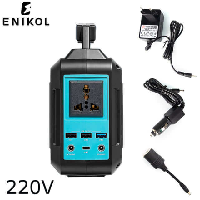 Portable Power Station Outdoor Solar Generator Battery Pack Charger for Emergency Camping