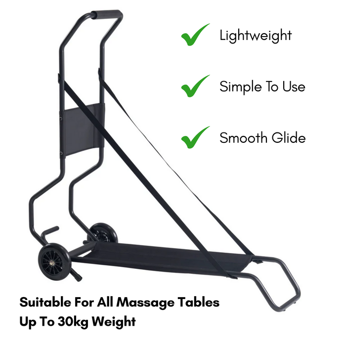 PORTALITE WHEELED TROLLEY MASSAGE TABLE TRANSPORTATION CART