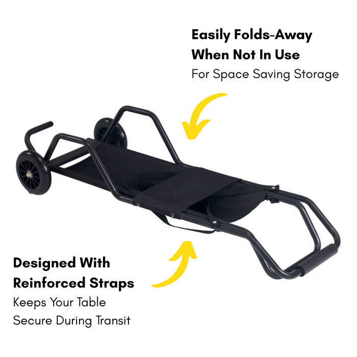 PORTALITE WHEELED TROLLEY MASSAGE TABLE TRANSPORTATION CART