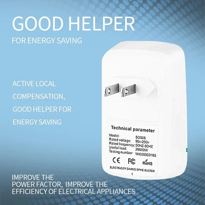 Pro Power Save Electricity Energy Saver device for energy savings, improving efficiency of electrical appliances.